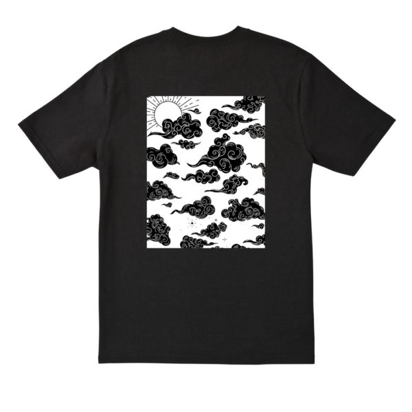 雲と太陽の和モノローンTシャツ